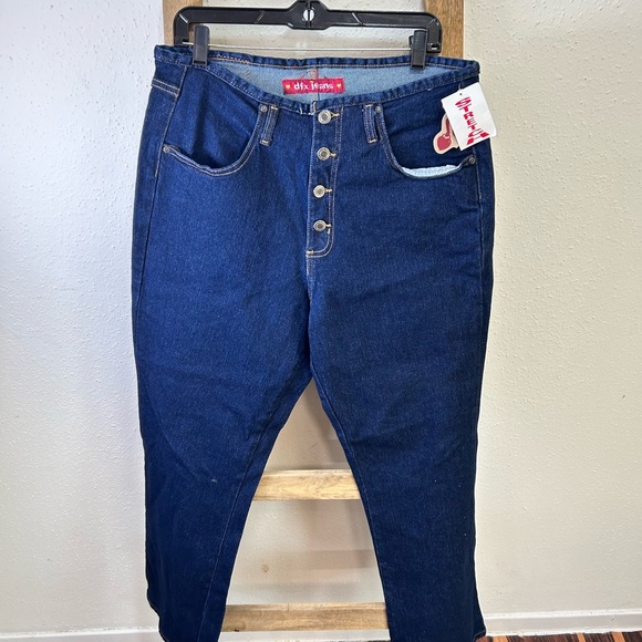 Dfx  Women's Dark Blue Boot Cut Jeans - Picture 1 of 7